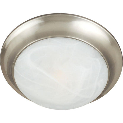 Maxim Lighting 5850MRSN Essentials 1 Light 12 inch Satin Nickel Flush Mount Ceiling Light