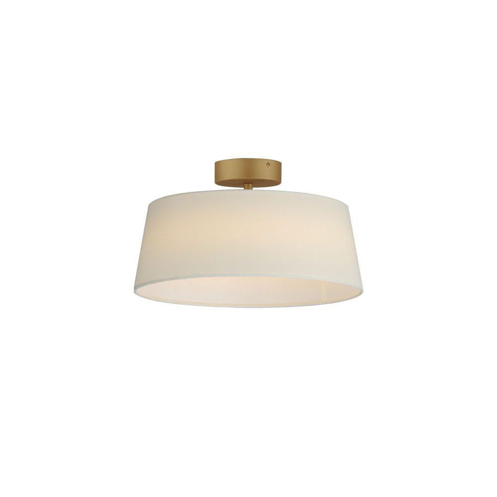 Maxim Lighting 10330WTBK Paramount 1 Light 16 inch Black Flush Mount Ceiling Light - Natural Aged Brass Variant Studio View
