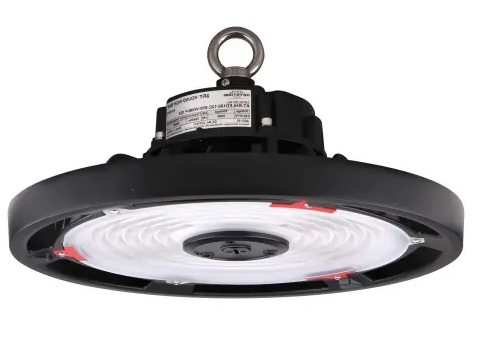 Keystone KT-RHLED150-12C-850-VDIM-P /G2 Compact Round High Bay, Wattage 150W, Lumens 23600 lm, Voltage 120V-277V, Color Temperature 5000K, Black