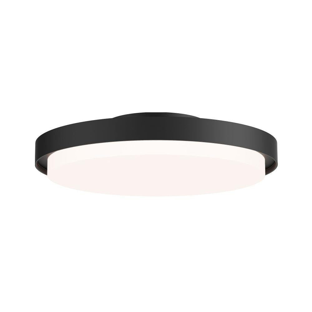 Maxim Lighting 57312WT Float 1 Light 11.5 inch LED Flush Mount Ceiling Light in Black finish