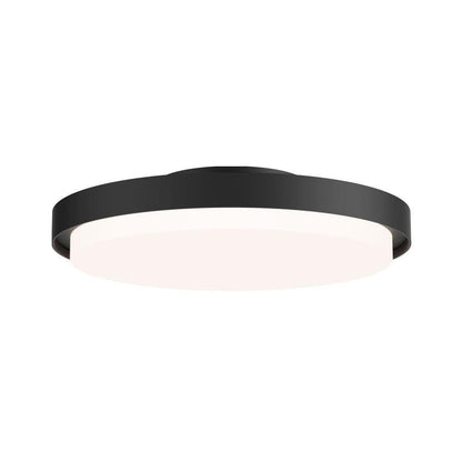 Maxim Lighting 57312WT Float 1 Light 11.5 inch LED Flush Mount Ceiling Light in Black finish