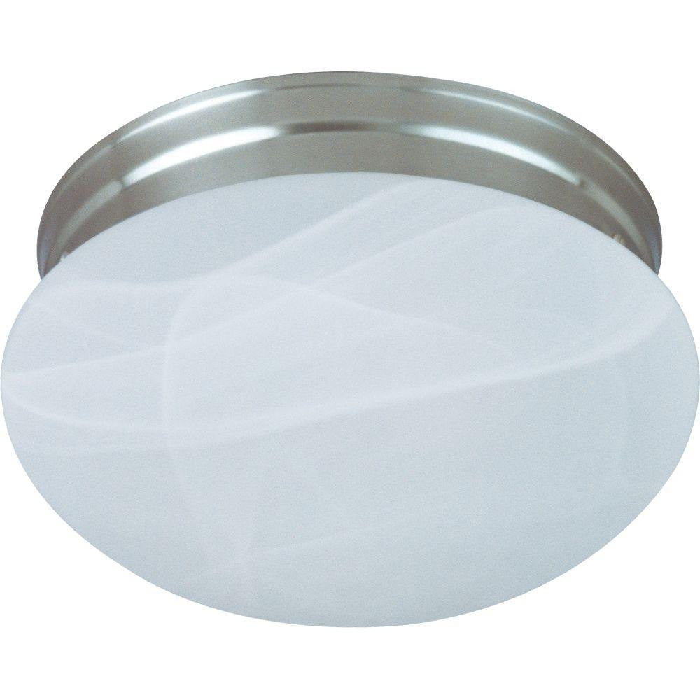 Maxim Lighting 5884MRSN Essentials 1 Light 7.5 Inch Satin Nickel Flush Mount Ceiling Light