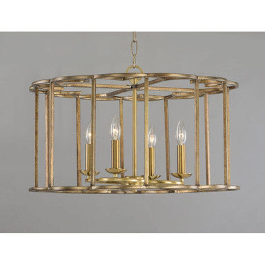 Maxim Lighting 24736BZF Helix Chandelier Bronze Fusion - Close Detail View