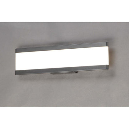 Maxim Lighting 24752FTBK Visor 2 Light 18 inch Black Bath Vanity Wall Light - Horizontal Illuminated View