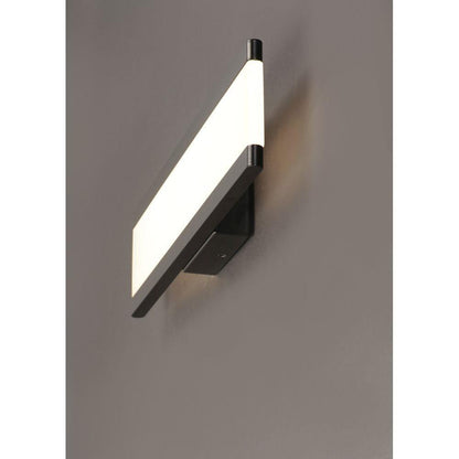 Maxim Lighting 24752FTBK Visor 2 Light 18 inch Black Bath Vanity Wall Light - Angled Illuminated View