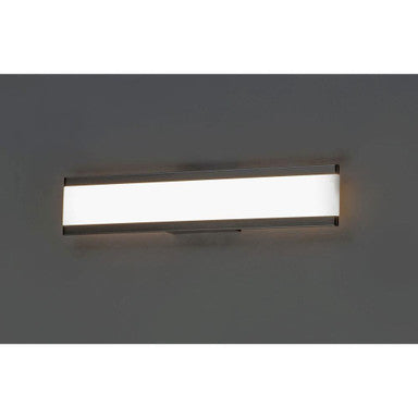 Maxim Lighting 24754FTBK Visor 2 Light 24 Inch Matte Black Bath Vanity Wall Light - Illuminated Lifestyle View