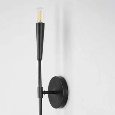 Maxim Lighting 24811SBR Vela 1 Light 24 Inch Satin Brass Wall Sconce - Detail View