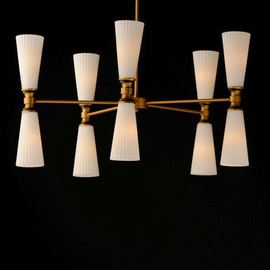 Maxim Lighting 24825SWBKNAB Krevat Chandelier Lifestyle Dark Background