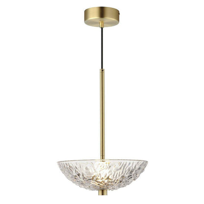 Maxim Lighting 24981TCSBR Metropolis 1 Light 8 inch Satin Brass Pendant Ceiling Light - Full View