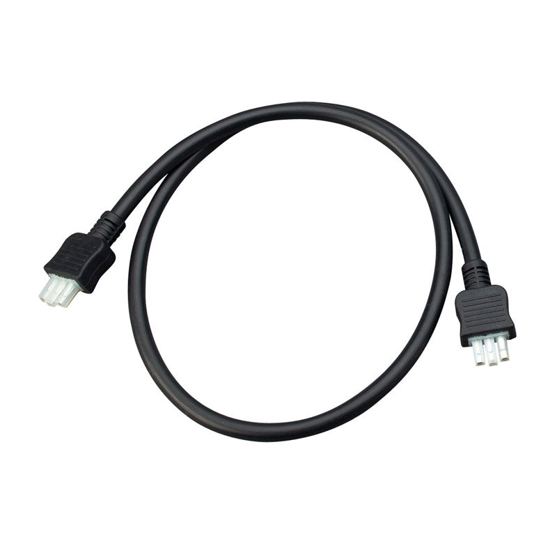 Visual Comfort Architectural 700UCJC24B Modern 24" Unilume Slimline Undercabinet Jumper Connector - Finish: Black