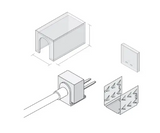 Diode LED DI-LIN-TE-STFC Field Connector for Top Bend Linaire Flex, Straight