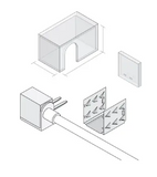 Diode LED DI-LIN-SE-SDFC Field Connector for Side Bend Linaire Flex, Side