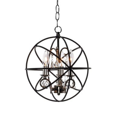 Maxim Lighting 25140ARPN Orbit Chandelier Side Angle View