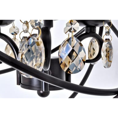 Maxim Lighting 25142ARPN Orbit Chandelier Crystal Accent Close-Up