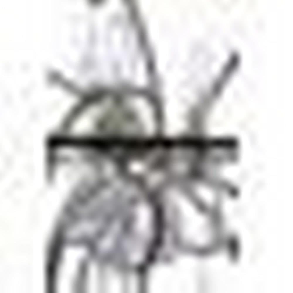 Maxim Lighting 25144ARPN Orbit Chandelier dimension schematic diagram