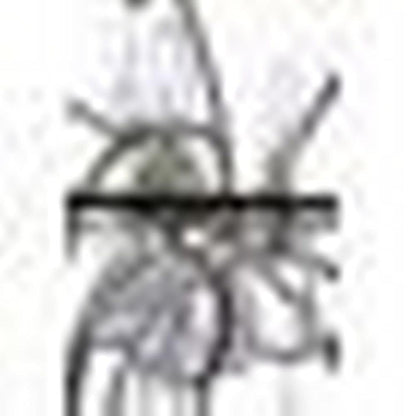 Maxim Lighting 25144ARPN Orbit Chandelier dimension schematic diagram