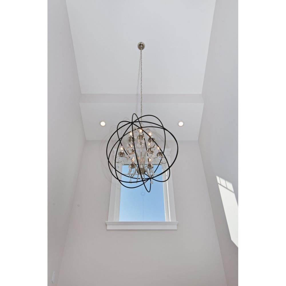 Maxim Lighting 25145ARPN Orbit Pendant Ceiling Angle View