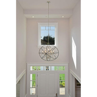 Maxim Lighting 25145ARPN Orbit Pendant Lifestyle View in Entryway