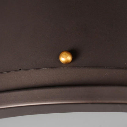 Maxim Lighting 25160OIAB Trestle Flush Mount close-up detail of antique brass stud accent