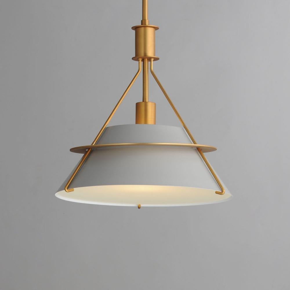 Maxim Lighting 25221LFGNAB Lucas Pendant Close-Up Angle View