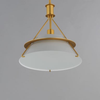 Maxim Lighting 25221LFGNAB Lucas Pendant Bottom View
