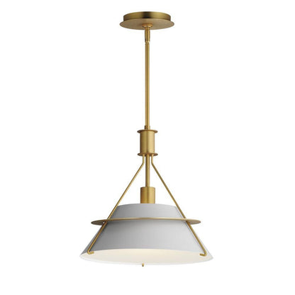 Maxim Lighting 25221LFGNAB Lucas 1 Light Natural Aged Brass Pendant Ceiling Light