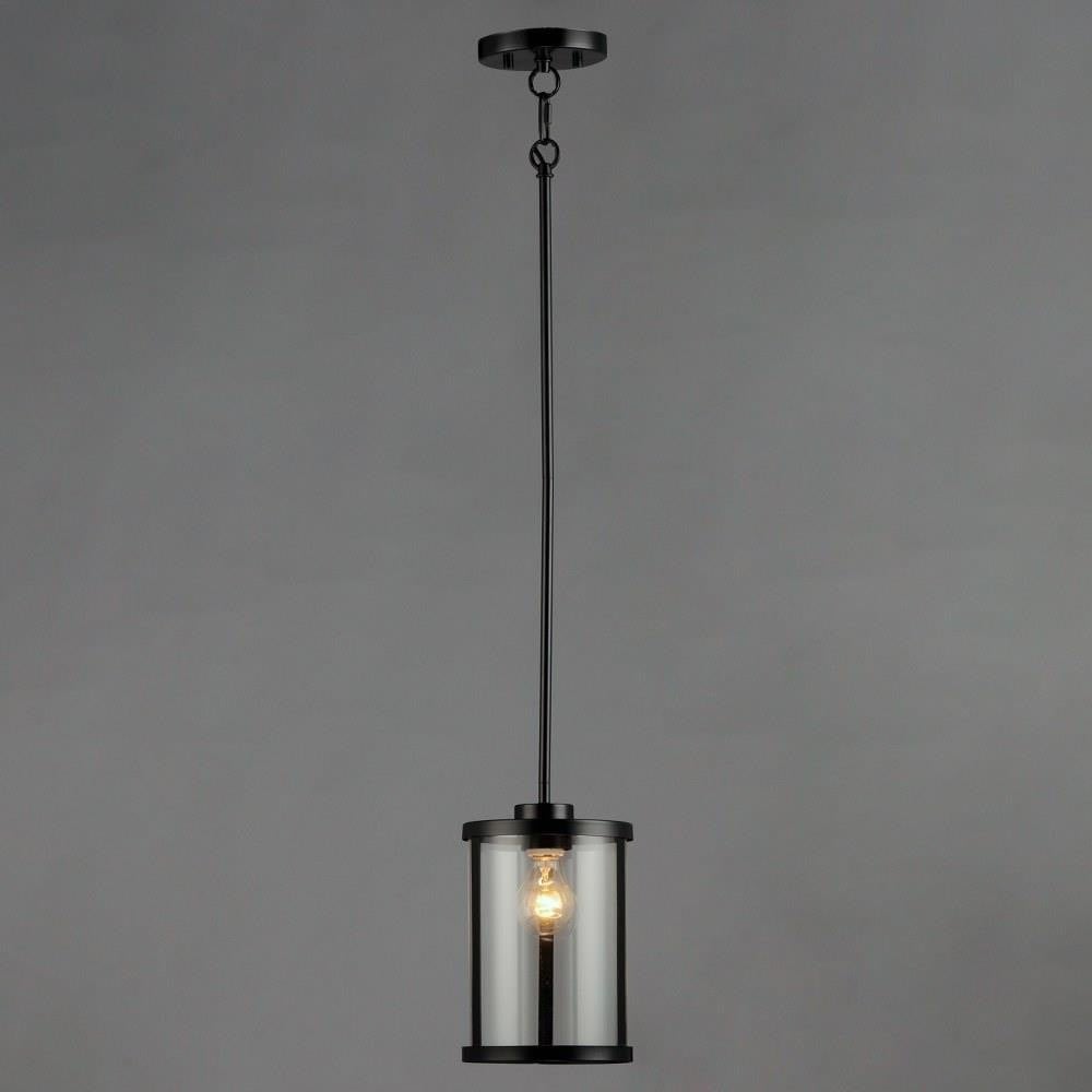 Maxim Lighting 25252CLSN Sentinel 1 Light Mini Pendant Gray Background