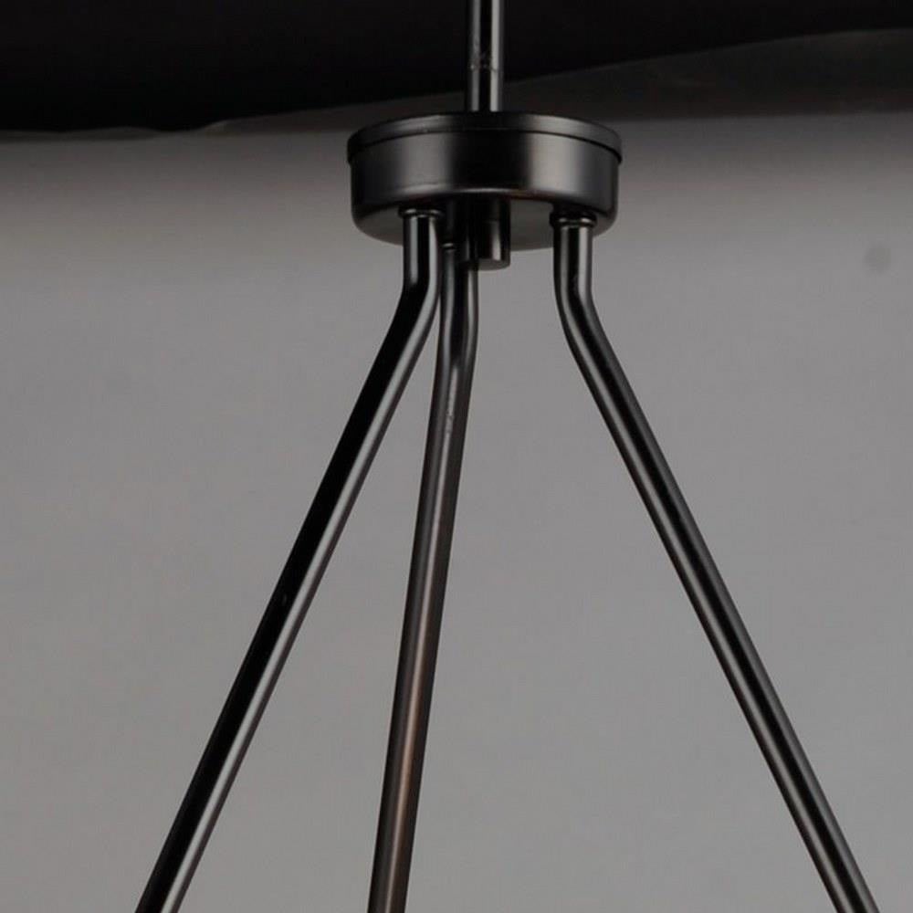 Maxim Lighting 25255CLSN Sentinel Chandelier - Center Hub and Arm Detail