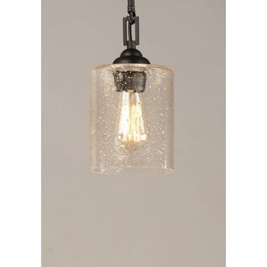 Maxim Lighting 25279SSBZ Stonehenge Bronze Mini Pendant lifestyle hanging view