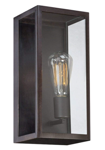 Eurofase Lighting 25602-012 Retto 12" Tall Outdoor LED Wall Sconce, Bronze Finish