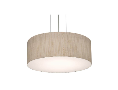 AFX Lighting ANP1214MBBK-JT Anton Med Base 12 Inch Drum Pendant In Black With Jute Shade-White Bottom Acrylic Diffuser
