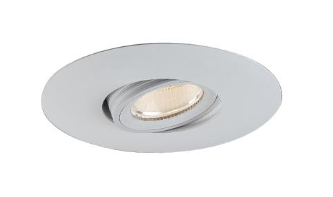 Eurofase Lighting 25870-02 Circular Gimbal Ceiling Mount LED Module, Color Temperature 3500K, Lumens 620 lm, 10W, 120V, White Finish