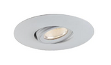 Eurofase Lighting 25870-02 Circular Gimbal Ceiling Mount LED Module, Color Temperature 3500K, Lumens 620 lm, 10W, 120V, White Finish