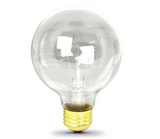 Feit Electric 25G25/24 Clear Dimmable G25 Medium (E26) Incandescent Bulb, Wattage 25W, Voltage ‎120V, Color Temperature 2700K - 24 Pack