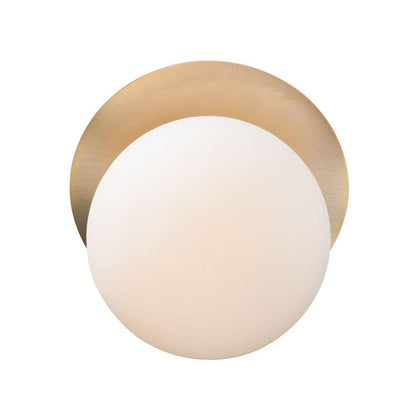 Maxim Lighting 26033SWSBRBK Vesper 1 Light 7 inch Satin Brass/Black Wall Sconce