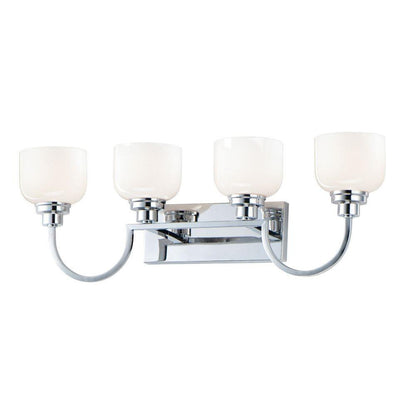 Maxim Lighting 26064WTPC Swale 4 Light 30.75 inch Polished Chrome Bath Vanity Wall Light - Front View