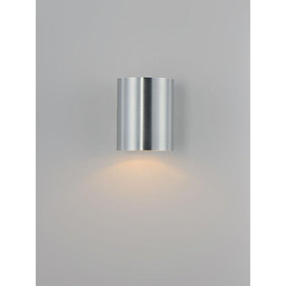 Maxim Lighting 26101AL Outpost 1 Light Brushed Aluminum Outdoor Wall Mount - Illuminated Downlight View