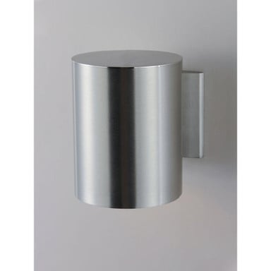 Maxim Lighting 26101AL Outpost 1 Light Brushed Aluminum Outdoor Wall Mount - Side Angle View