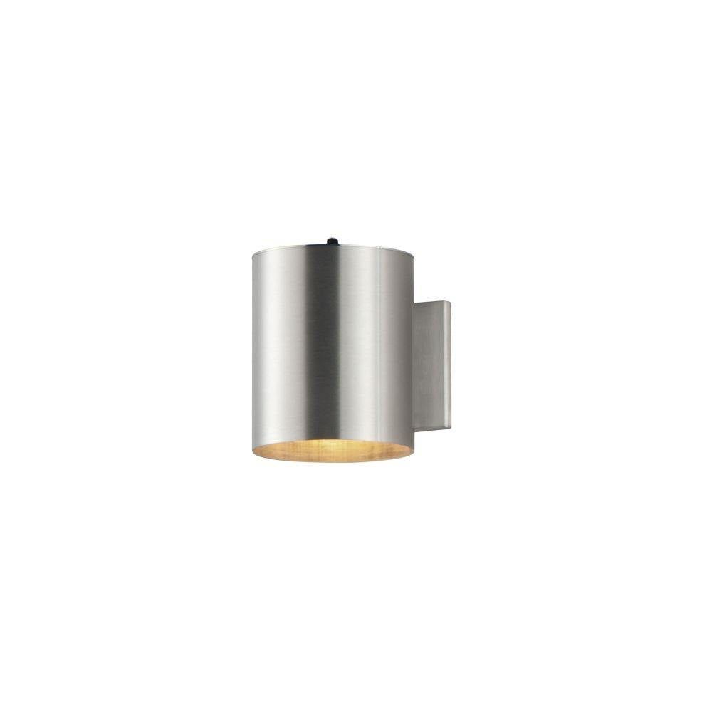 Maxim Lighting 26106AL/PHC Outpost 1 Light 6 inch Brushed Aluminum Outdoor Wall Light