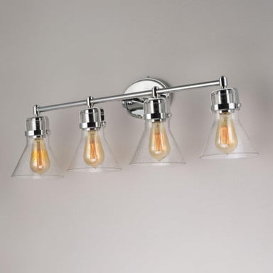 Maxim Lighting 26114CDPC Seafarer 4 Light Bath Vanity Wall Light Polished Chrome Side View