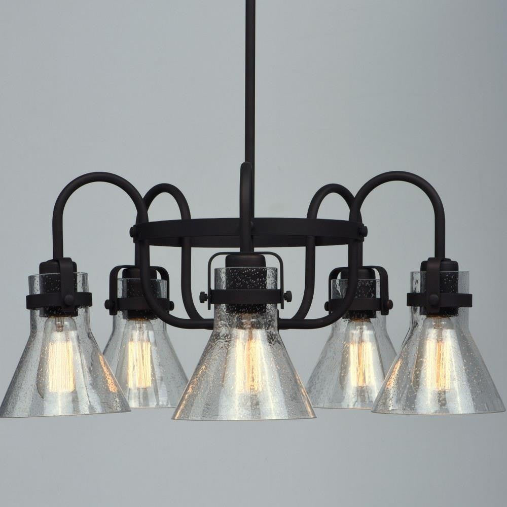 Maxim Lighting 26117CDPC Seafarer Chandelier Close-Up Front View