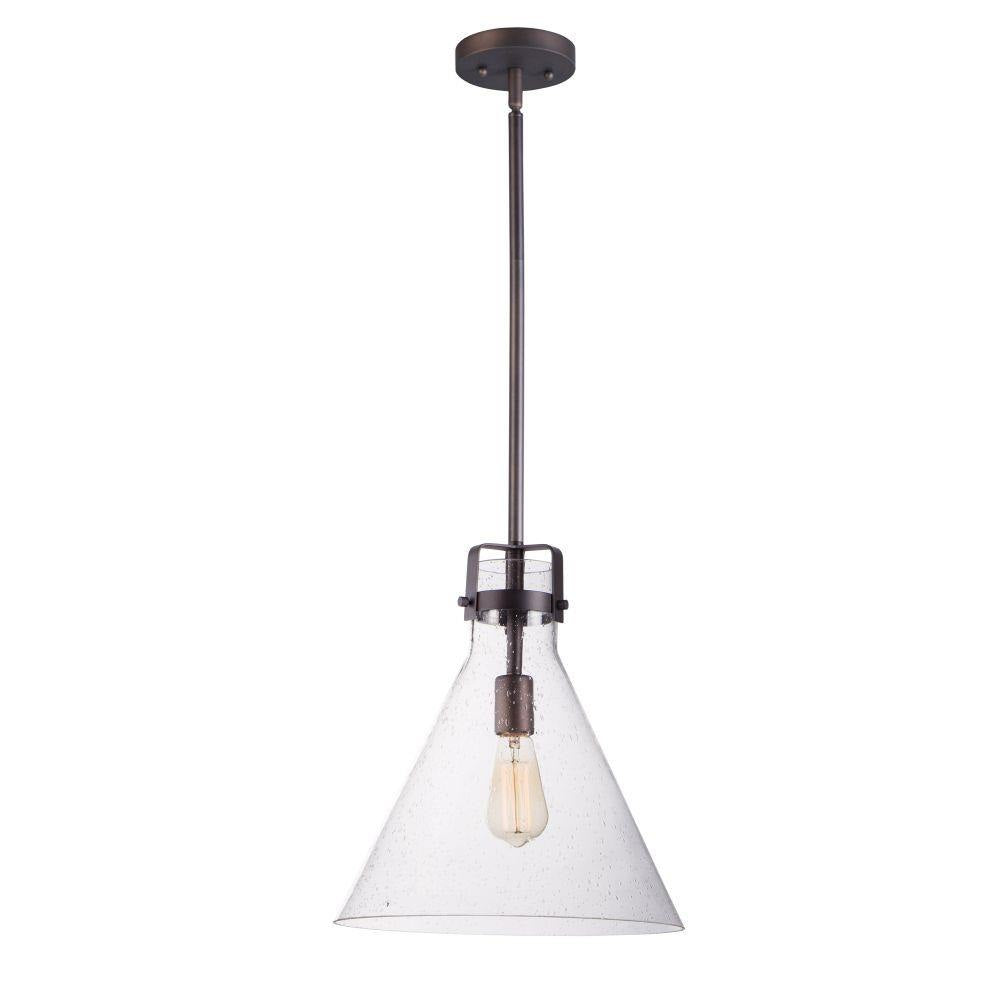 Maxim Lighting 26119CDOI/BUL Seafarer 1 Light 14 inch Oil Rubbed Bronze Pendant Ceiling Light