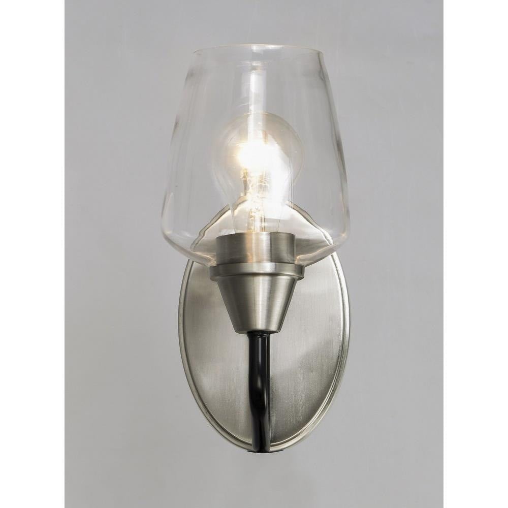 Maxim Lighting 26121CLBZAB Goblet 1 Light Wall Sconce Front View