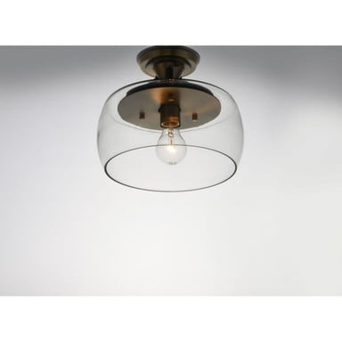 Maxim Lighting Goblet Semi-Flush Mount Bronze/Antique Brass Finish Lifestyle View