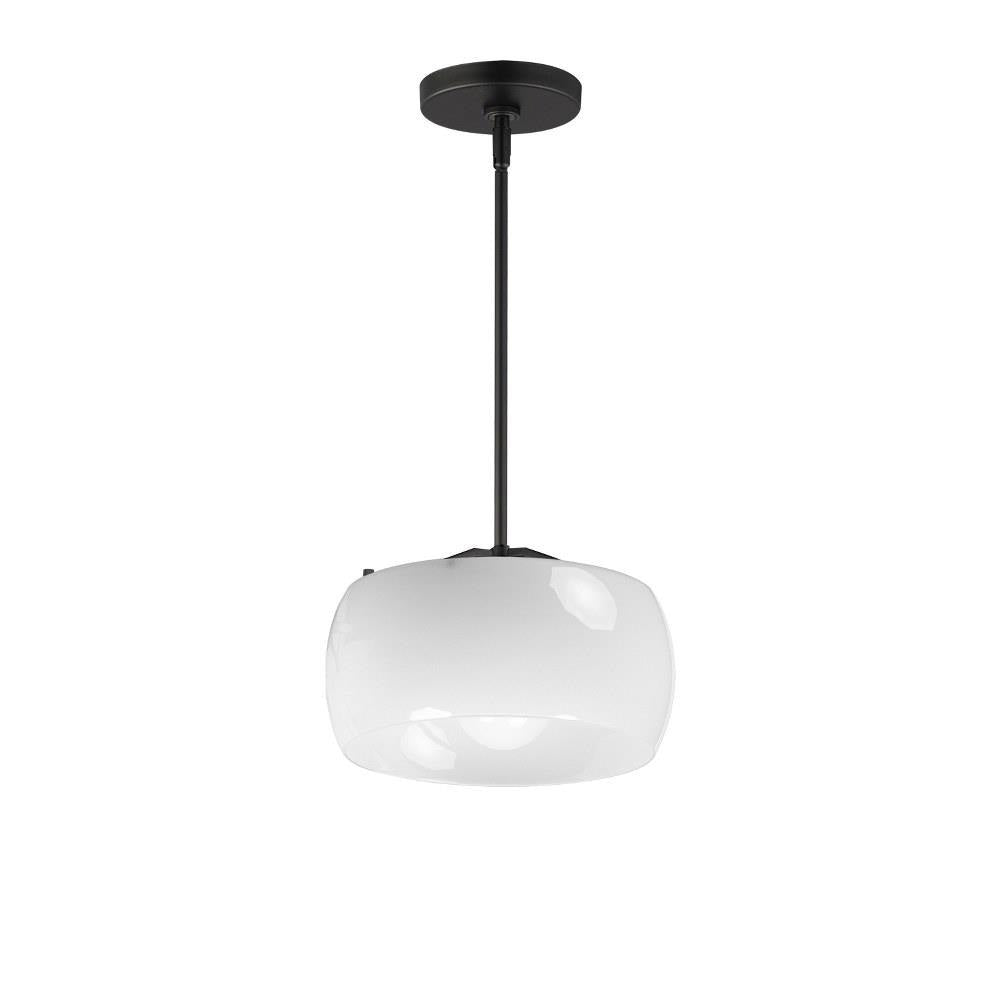 Maxim Lighting 26141WTNAB Glazed 1 Light 11 Inch Natural Aged Brass Pendant Ceiling Light