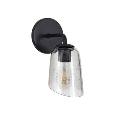 Maxim Lighting 26260SSDBZ Keppe Wall Sconce Angled View Dark Bronze