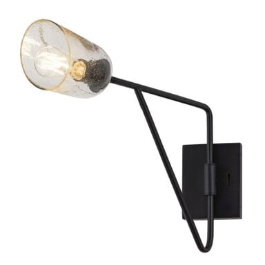 Maxim Lighting 26261SSDBZ Keppe 1 Light Dark Bronze Wall Sconce - Additional Angle View