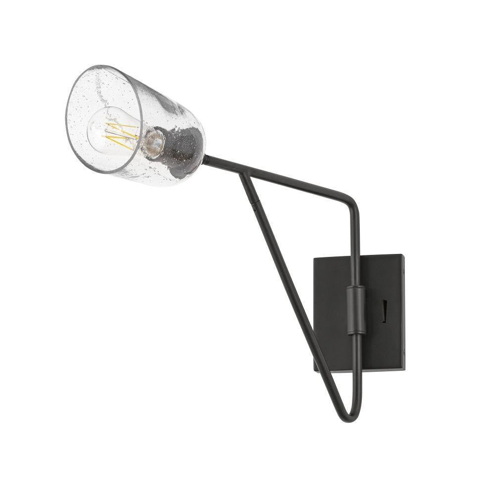 Maxim Lighting 26261SSDBZ Keppe 1 Light Dark Bronze Wall Sconce - White Background Full View