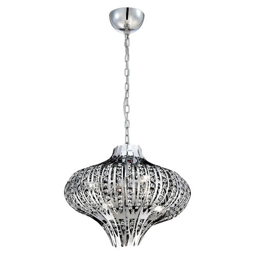 Eurofase Lighting 26330-013 Monica 6 Light 20 inch Chrome Chandelier Ceiling Light