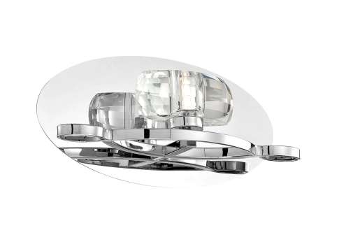 Eurofase Lighting 26350-011 Buca 12 Inch. Flush Mount Sconce Chrome Finish